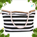 Striped Beach Bag