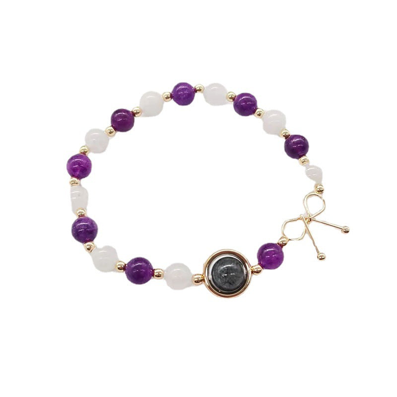Crystal Moonlight Amethyst Bracelet