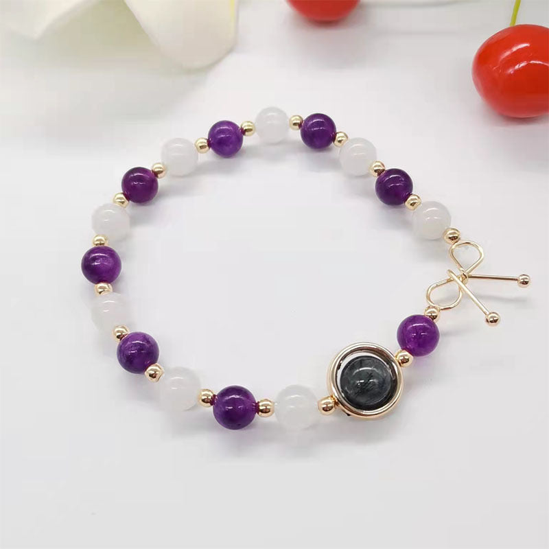 Crystal Moonlight Amethyst Bracelet